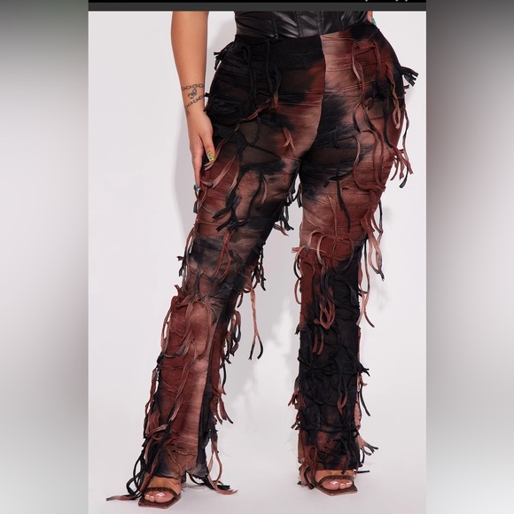 Distressed Flare Pant - Picture 3 of 3